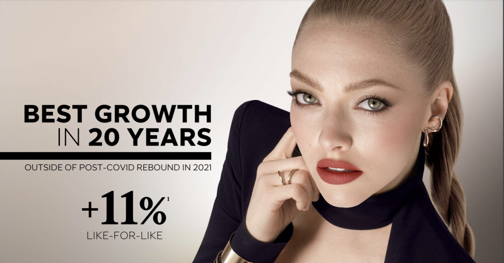 L'Oréal posts record results in third consecutive year of double-digit  growth despite North Asia travel retail challenges : Moodie Davitt Report