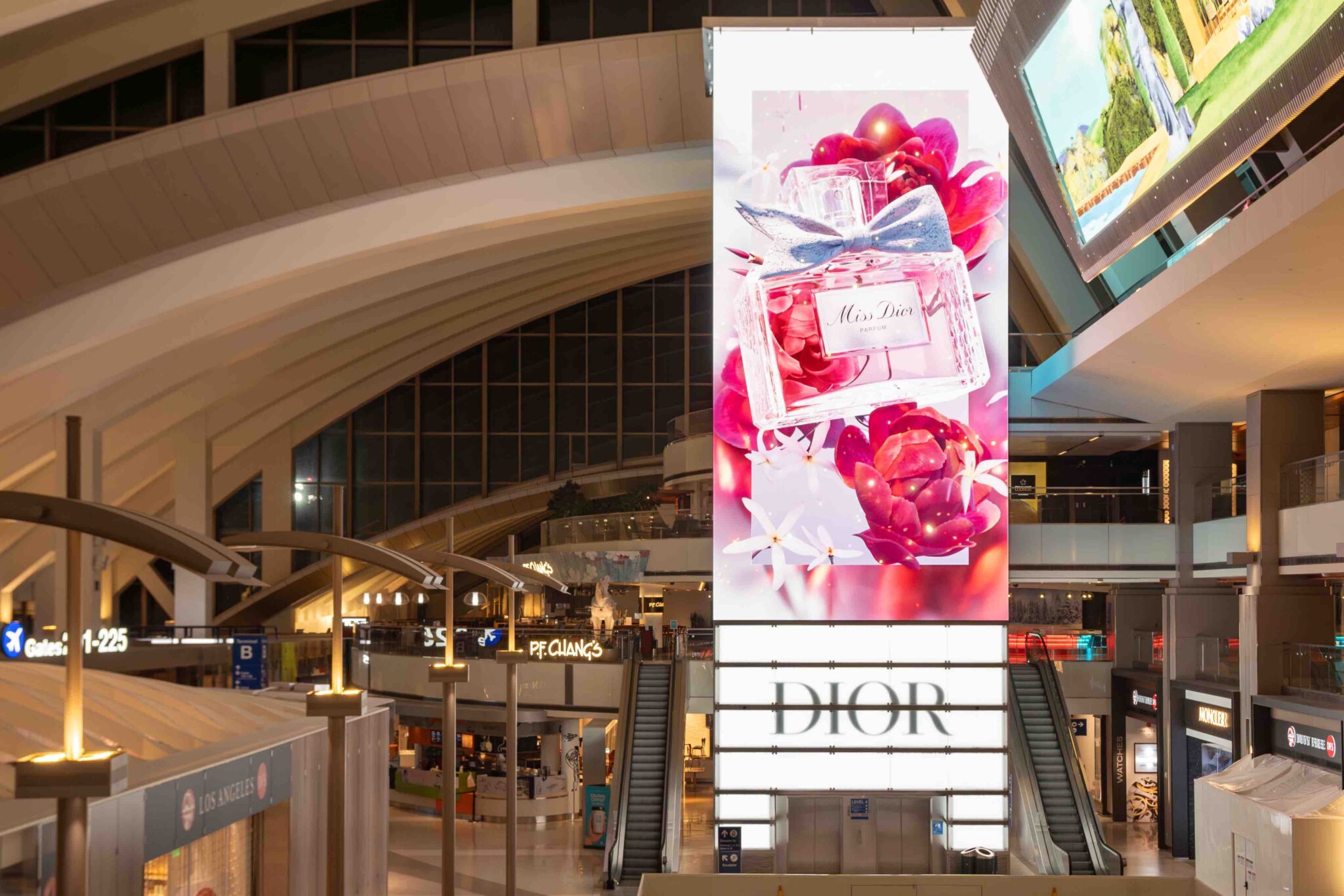 Parfums Christian Dior launches striking 3D anamorphic campaign at LAX