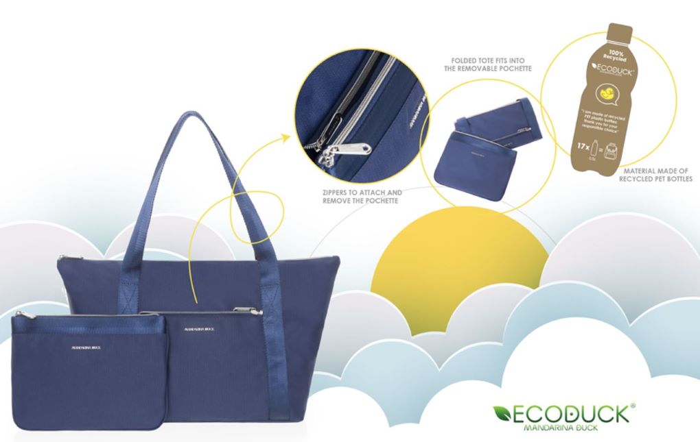 ‘New sustainable accessories available only in-flight from Mandarina Duck’