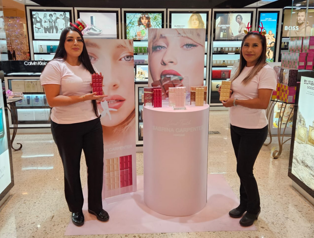 Sabrina Carpenter fragrance line debuts in Mexico and Caribbean travel retail with Tairo Group