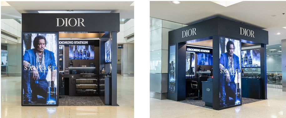 Parfums Christian Dior and Duty Free Americas unveil exclusive pop
