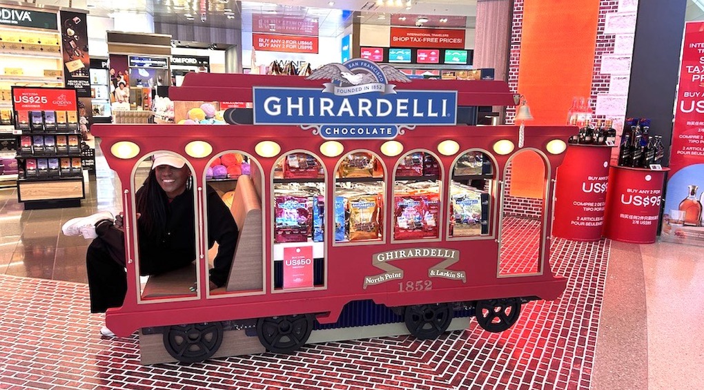 Ghirardelli and DFS celebrate “California pride” with cable car