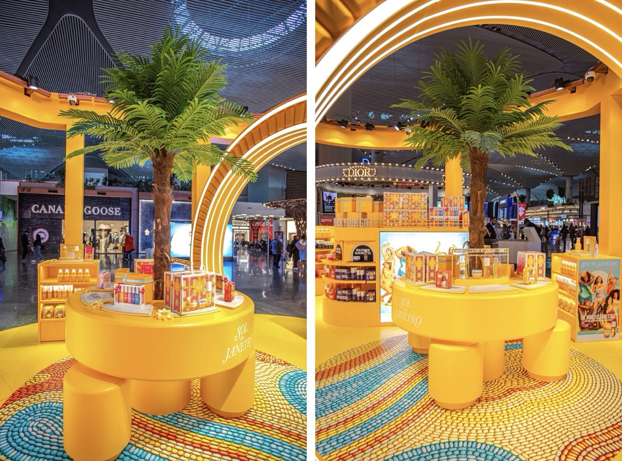 Sol de Janeiro lights up Istanbul Airport with 'The World Is Your