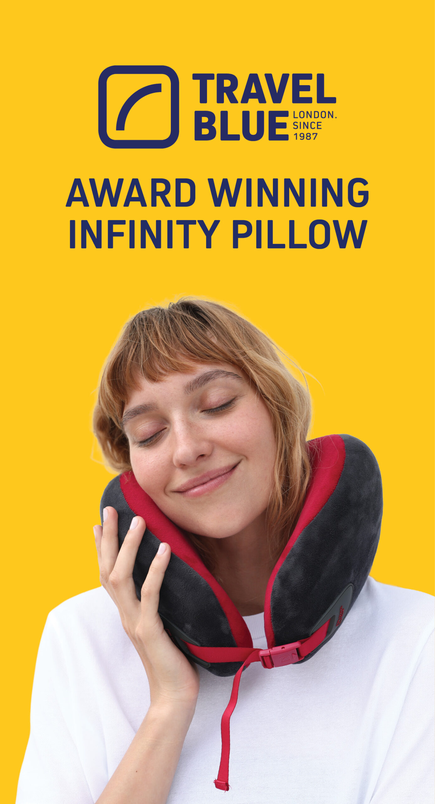 Image for Travel Blue November 2025 Infinity Pillow