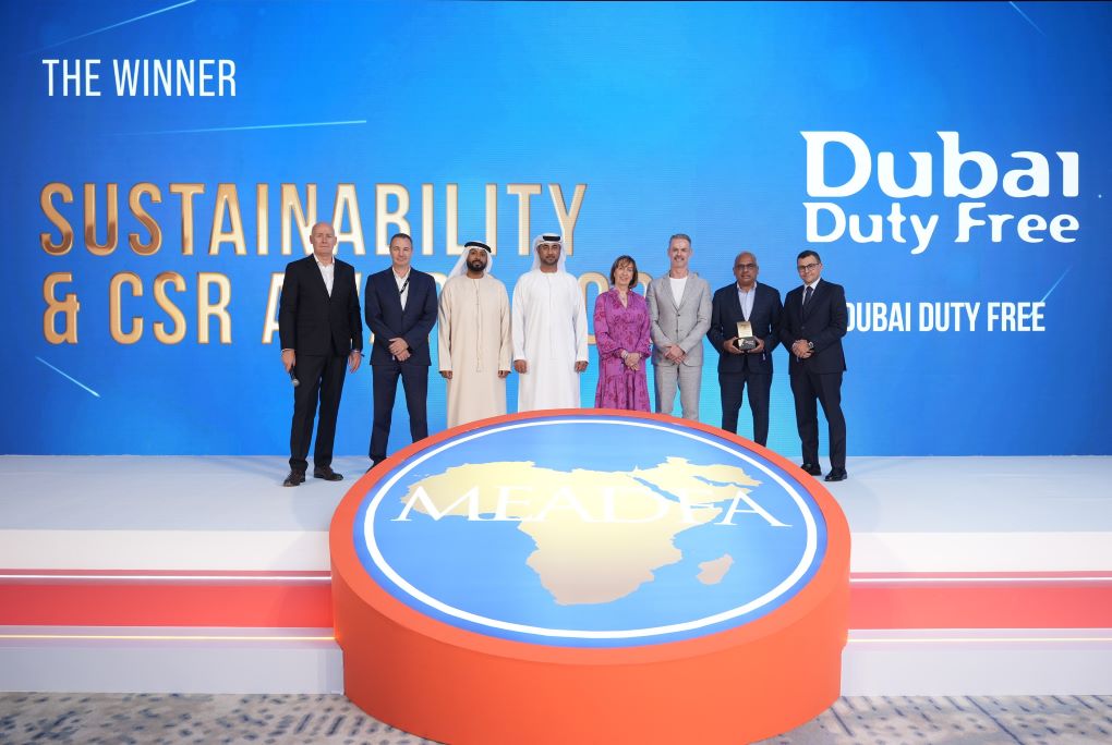 Dubai Duty Free celebrates Sustainability and CSR win at MEADFA Awards
