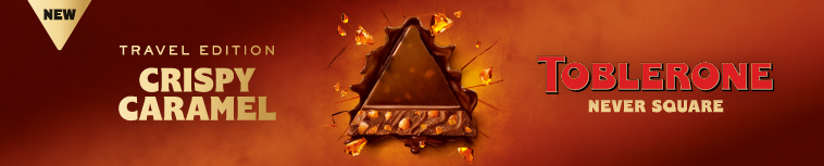 Image for Confectionery Curated February 2026 Top Banner Crispy Caramel