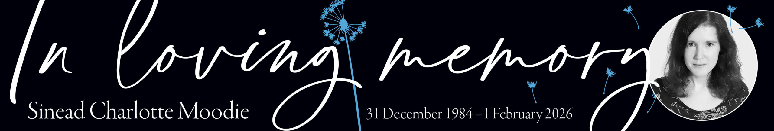 Image for Sinead Charlotte Moodie In Loving Memory Tender Banner