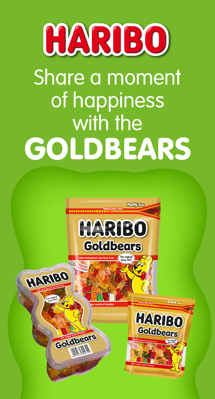 Image for Haribo Home Skyscraper April 2026 Gummi Bear Day