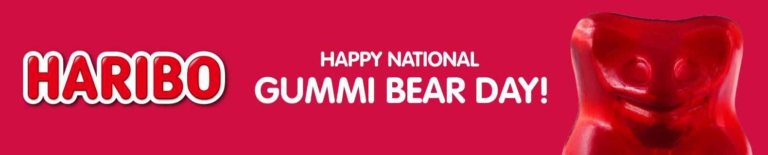 Image for Haribo News Top Banner April 2026 Gummi Bear Day