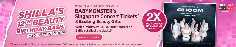 Image for Moodies Live Shilla Duty Free Singapore Top Banner