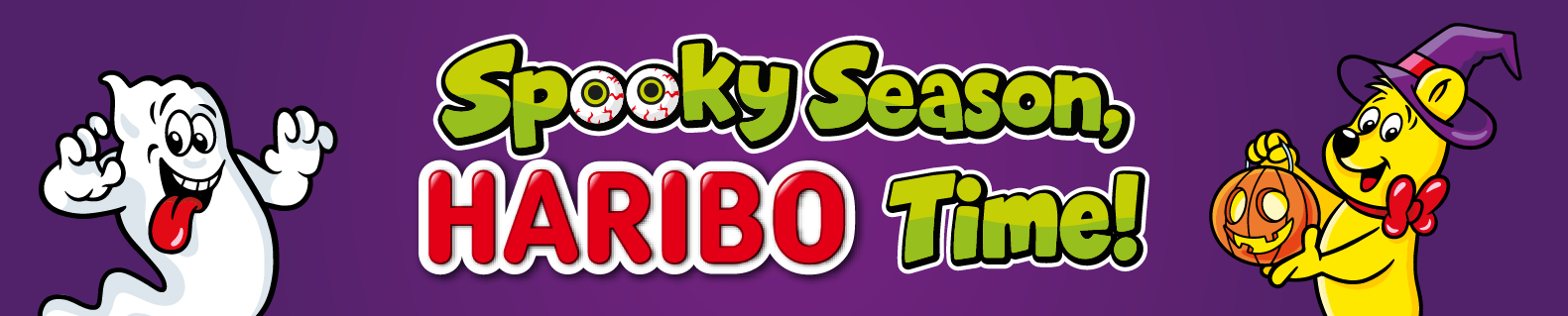 Image for Haribo Halloween Makeover Launch Top Banner Oct 2026
